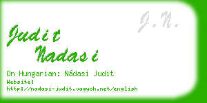 judit nadasi business card